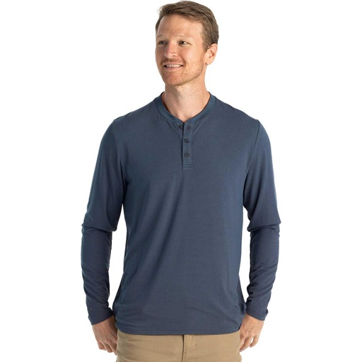 Free Fly Men's Bamboo Flex Long Sleeve Henley