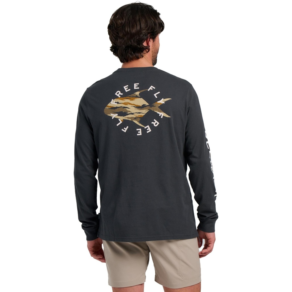Free Fly Men's Camo Permit Long Sleeve Shirt