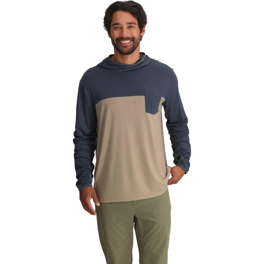 Free Fly Men's Bamboo Hybrid Hoodie Shirt