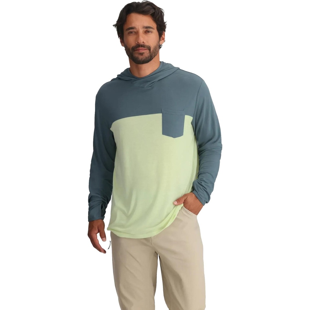 Free Fly Men's Bamboo Hybrid Hoodie Shirt