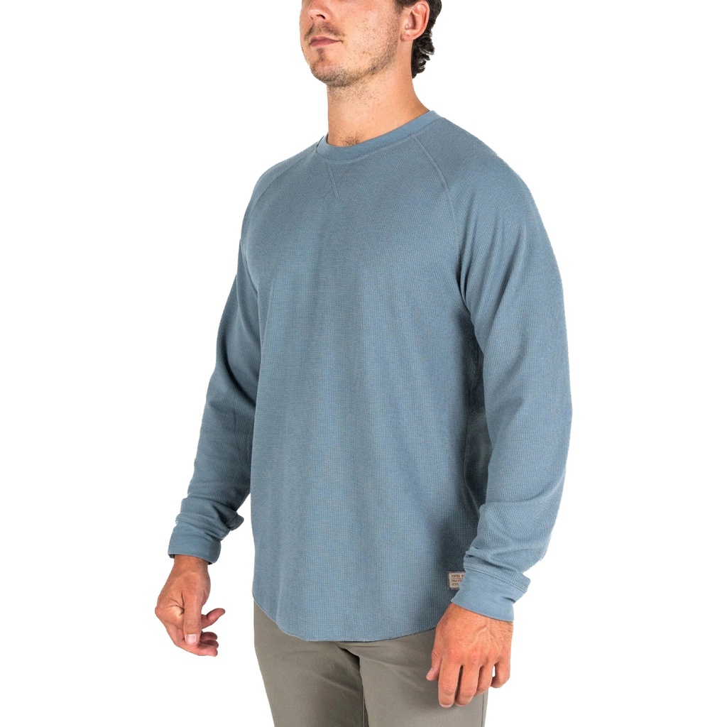Marsh Wear Men's Surfside Waffle Long Sleeve Crew Shirt