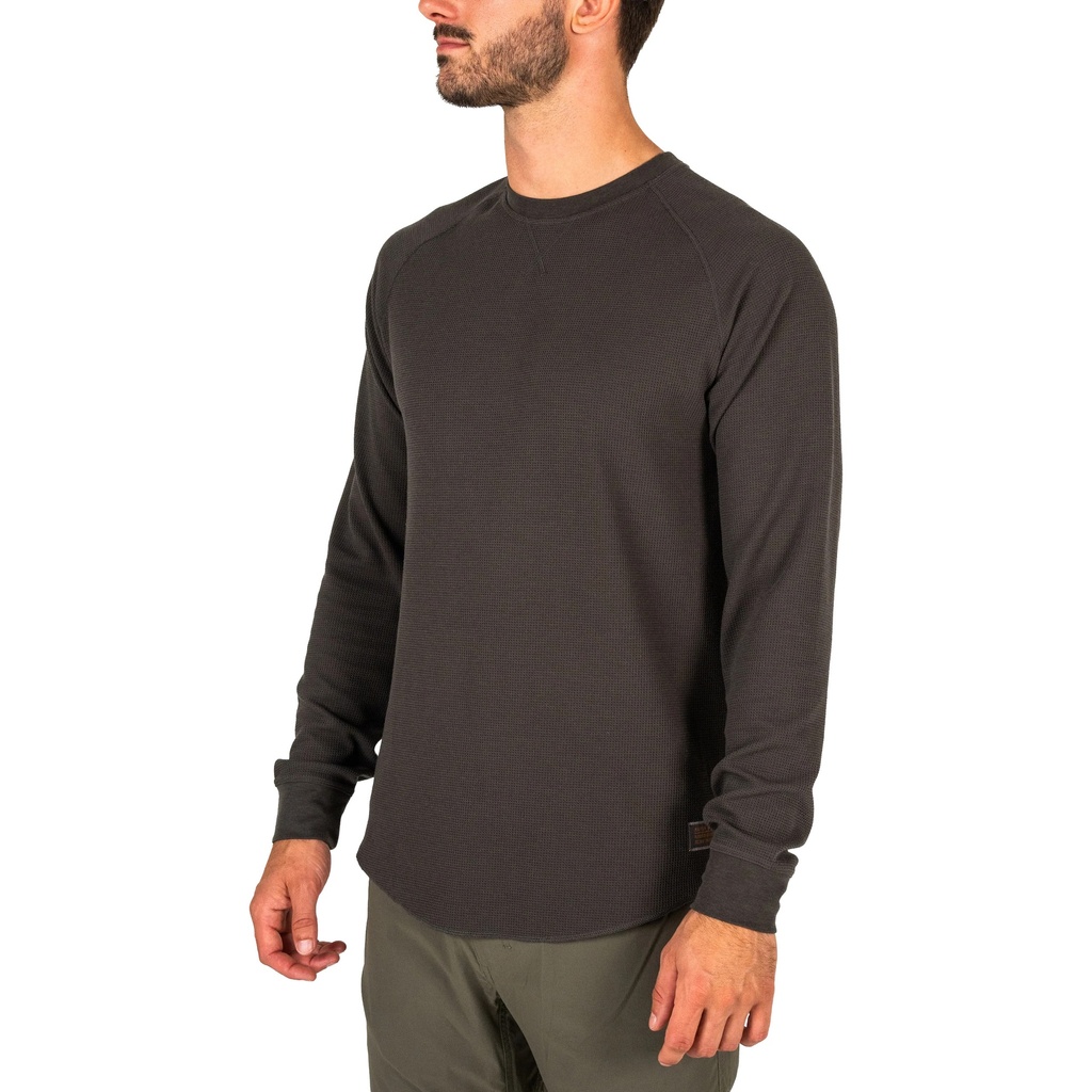 Marsh Wear Men's Surfside Waffle Long Sleeve Crew Shirt