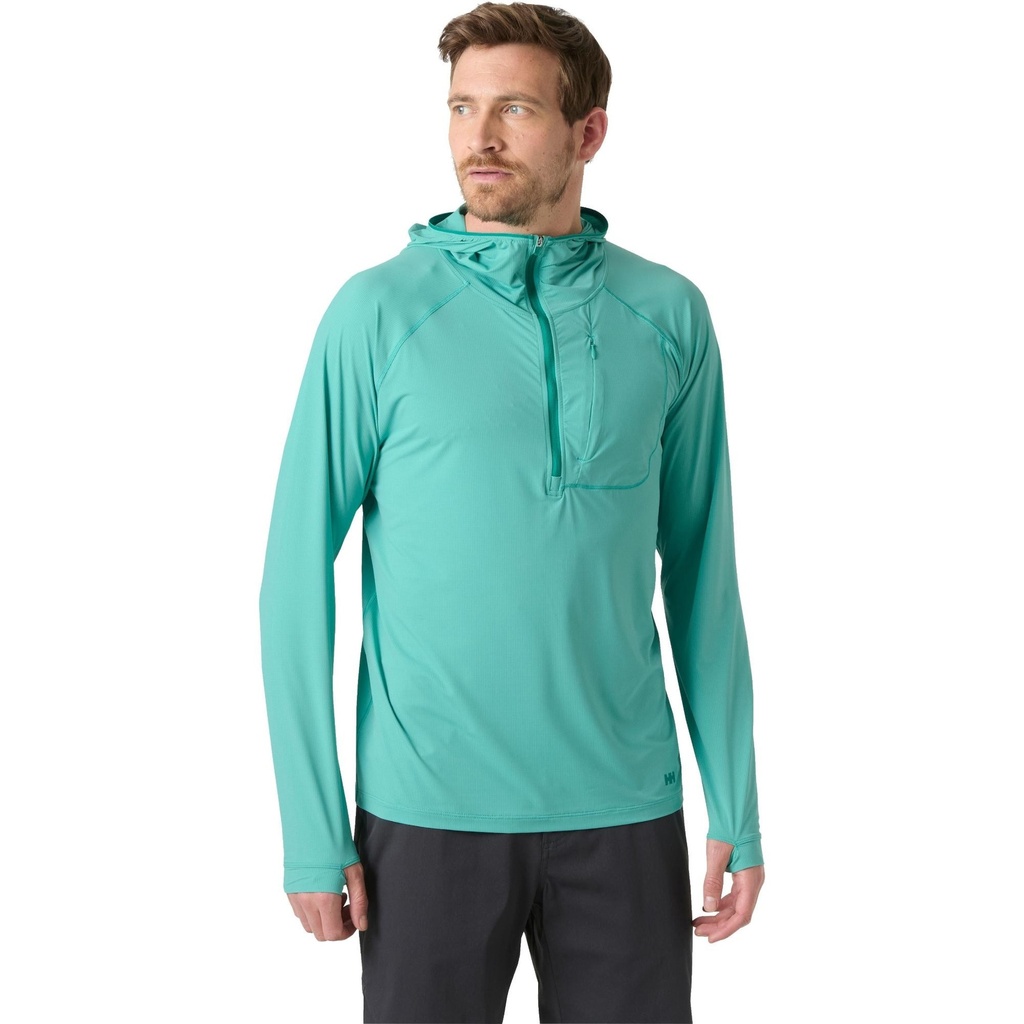 Helly Hansen Men's Shine Solen Half-Zip Sun Hoodie