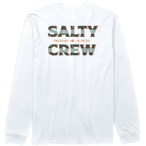 Salty Crew Men's Offset Long Sleeve T-Shirt