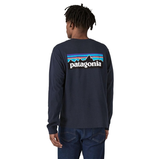 Patagonia Men's Long-Sleeved P-6 Logo Responsibili-Tee T Shirt