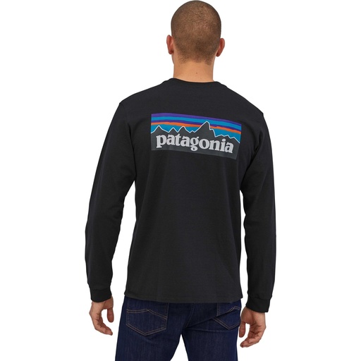 Patagonia Men's Long-Sleeved P-6 Logo Responsibili-Tee T Shirt