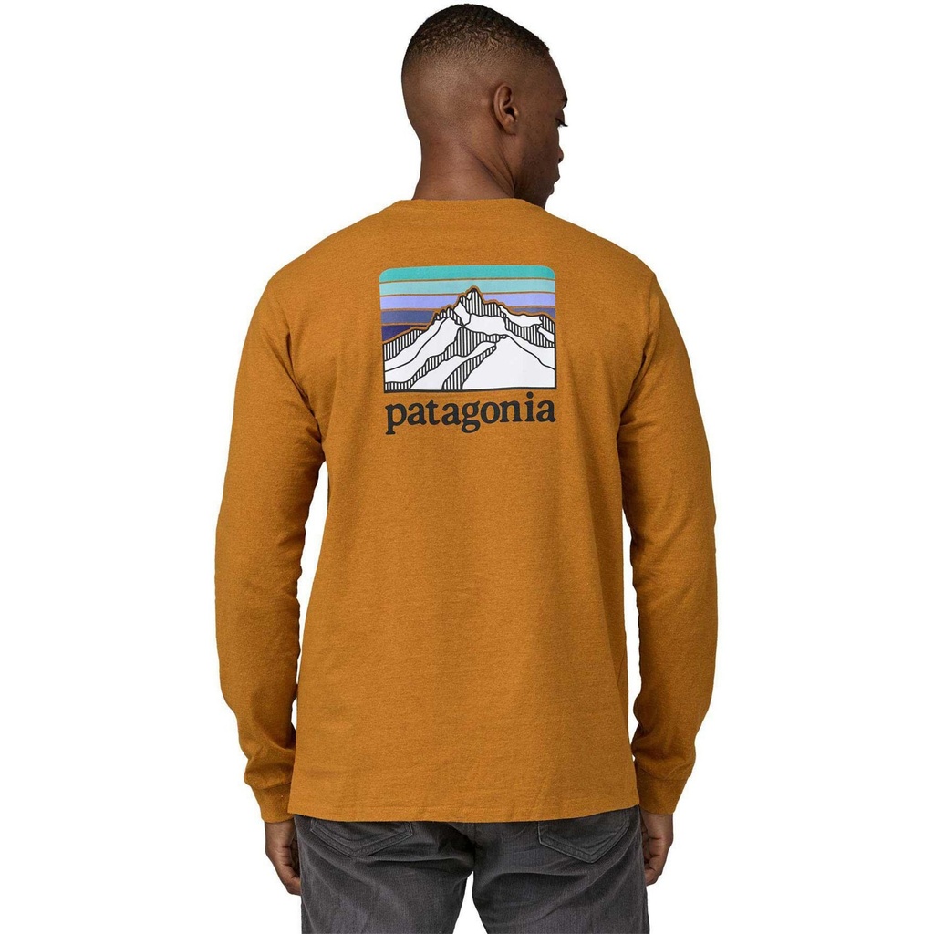Patagonia Men's Long-Sleeved Line Logo Ridge Responsibili-Tee Shirt