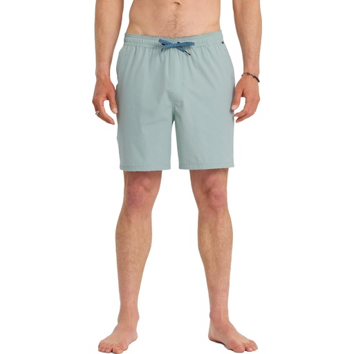 Quiksilver Men's Taxer Heather Amphibian 18 in Hybrid Shorts