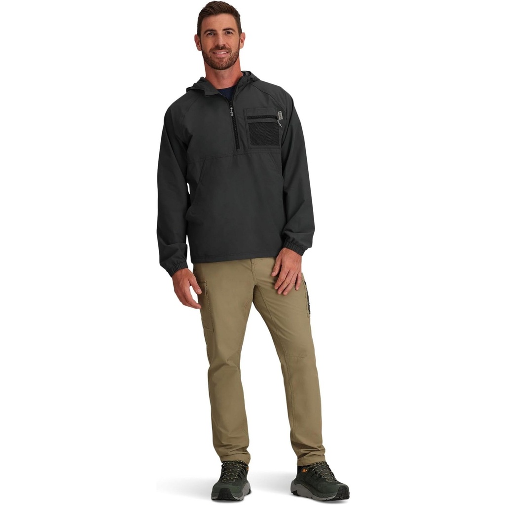 [000213070000000] Royal Robbins Men's Merced Anorak Jacket (Charcoal, S)