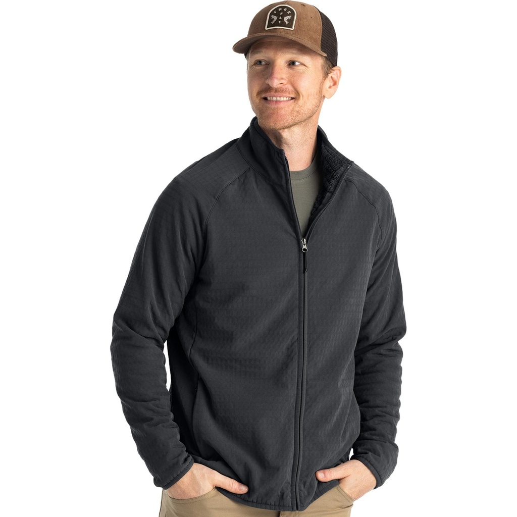 Free Fly Men's Gridback Fleece Jacket