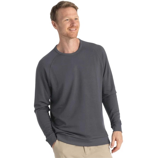 Free Fly Men's Bamboo Lightweight Fleece Crew Pullover