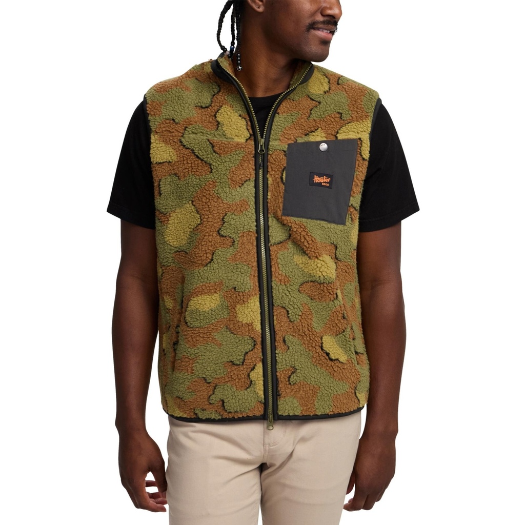 [000213157000000] Howler Brothers Men's Chisos Fleece Vest (Mimetico/Fatigue, S)