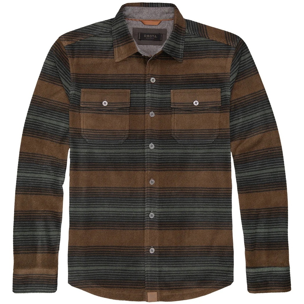Dakota Grizzly Men's Bowie Fleece Long Sleeve Button Down Shirt