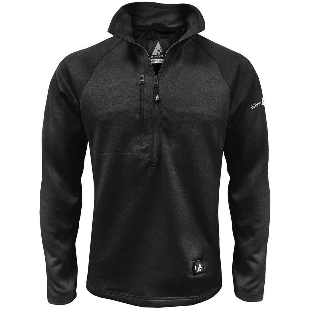 ActionHeat Men's 5V Battery Heated 1/2 Zip Pullover Shirt