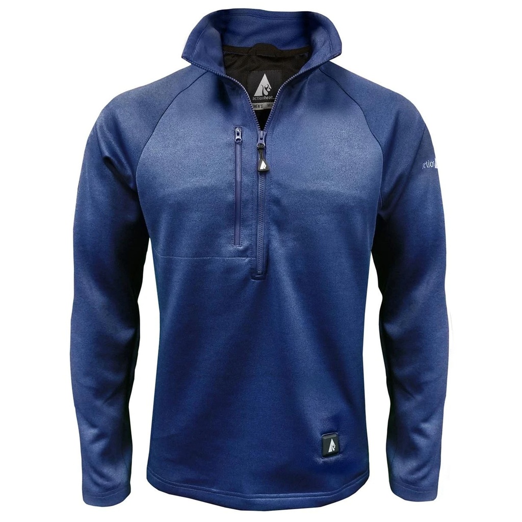 ActionHeat Men's 5V Battery Heated 1/2 Zip Pullover Shirt