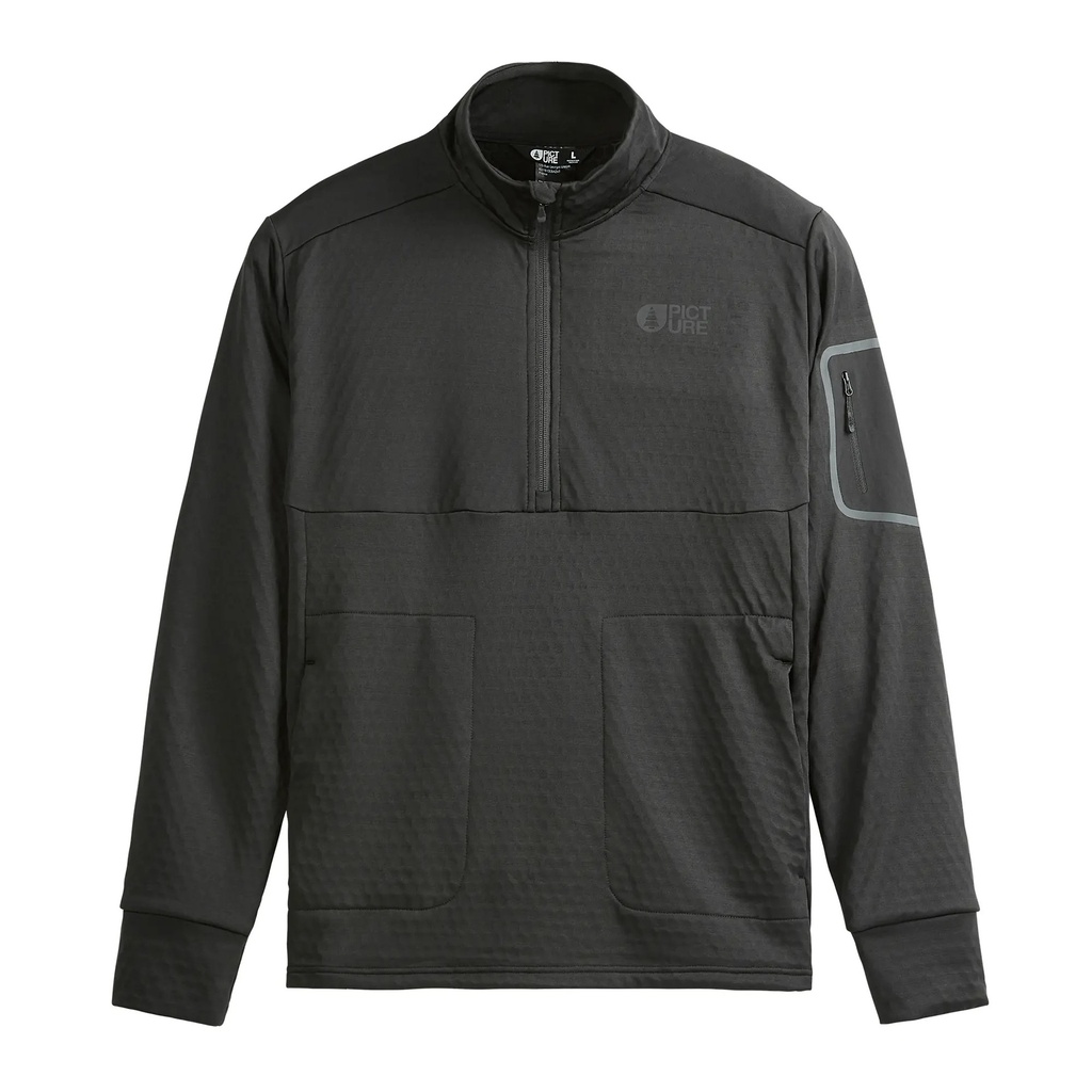 [000213282000000] Picture Organic Clothing Men's Bake Grid 1/4 Fleece Pullover (S)