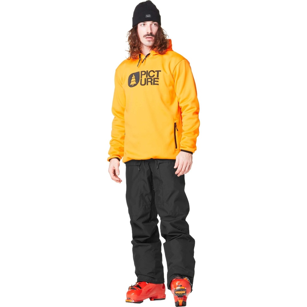 [000213287000000] Picture Organic Clothing Men's Park Tech Hoodie (Carrot, S)