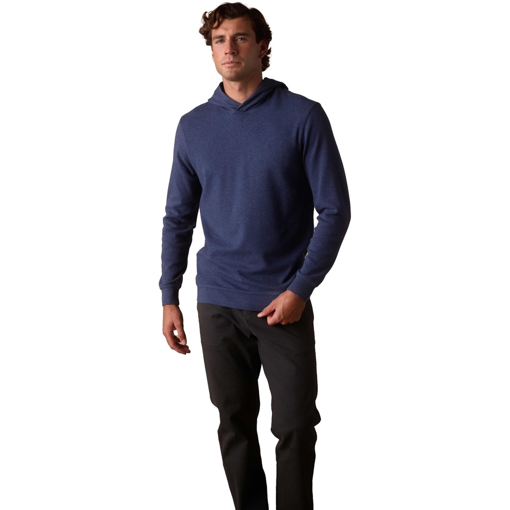 [000213302000000] The Normal Brand Men's Puremeso Essential Hoodie (Navy, S)