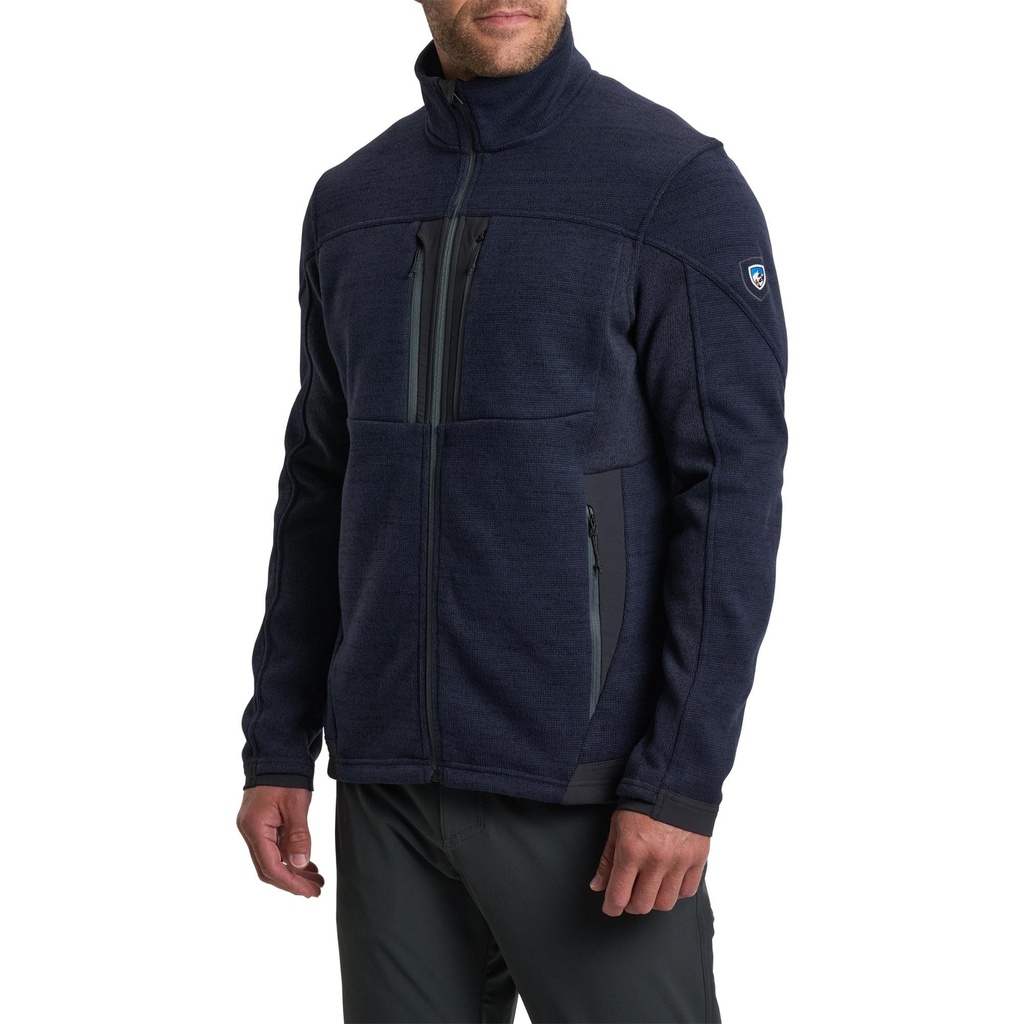 [000213332000000] KUHL Men's Aktivator Fleece Full Zip Jacket (Mutiny Blue, S)