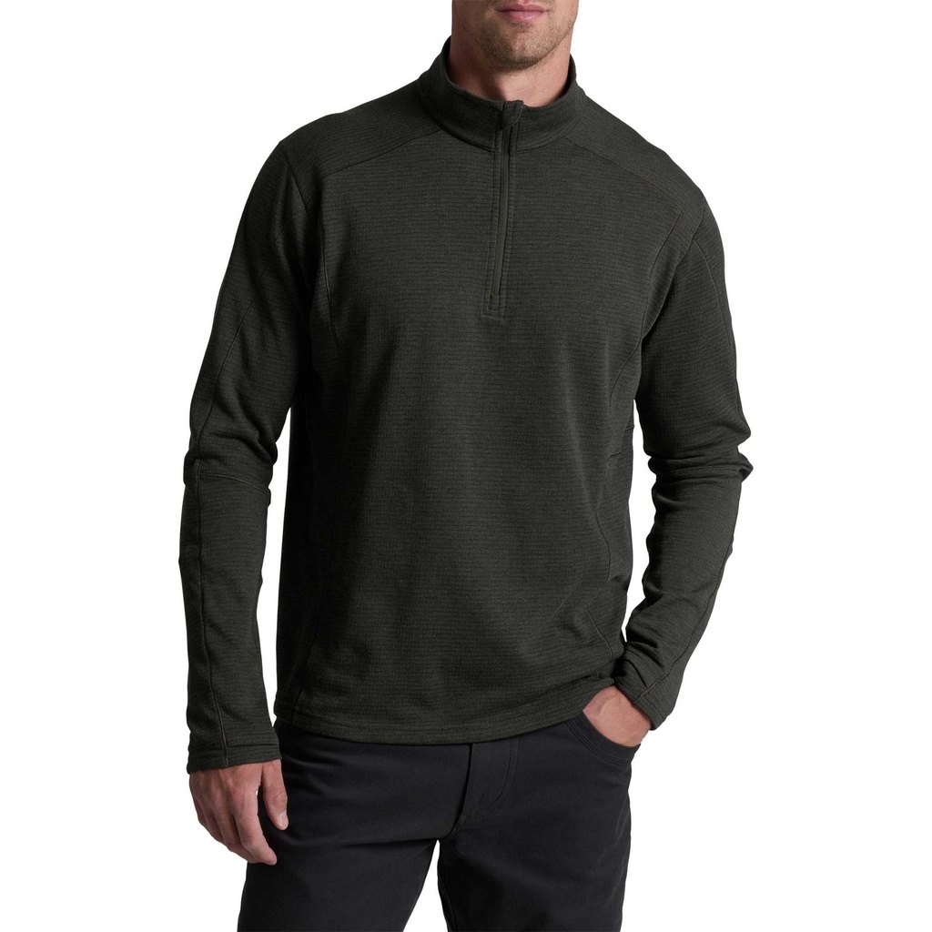 KUHL Men's Reactiv Lite Grid 1/4 Zip Fleece Pullover