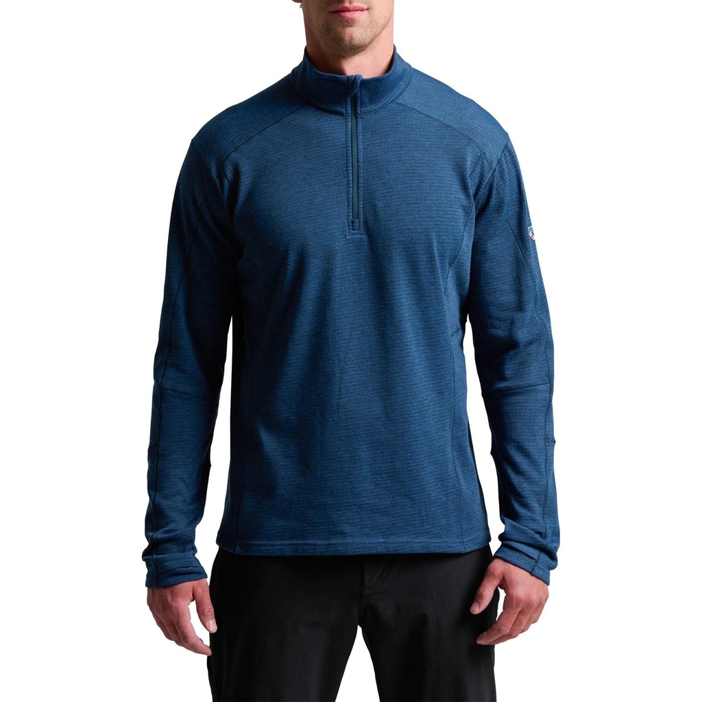 KUHL Men's Reactiv Lite Grid 1/4 Zip Fleece