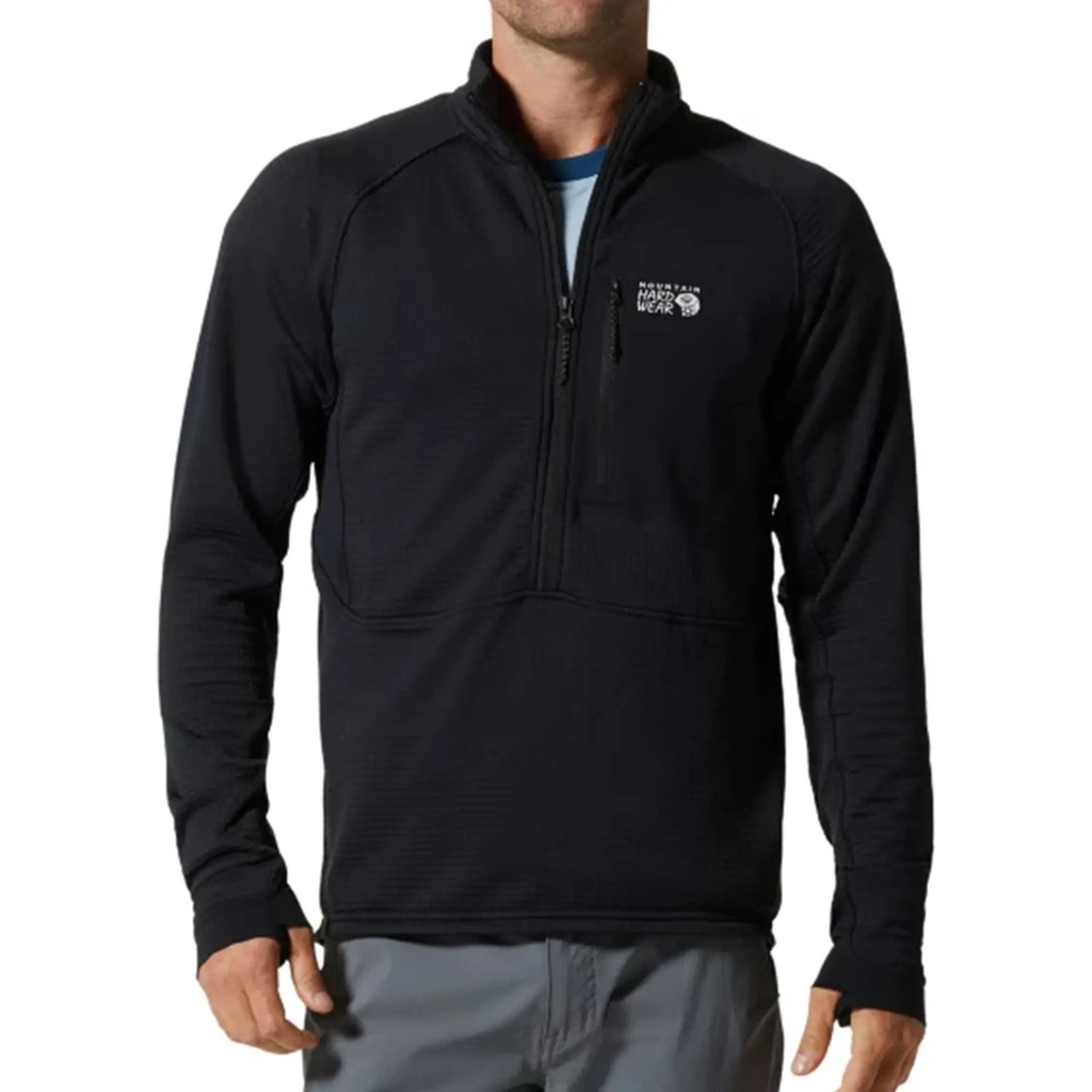 Mountain Hardwear Men's Polartec Power Grid Half Zip Jacket
