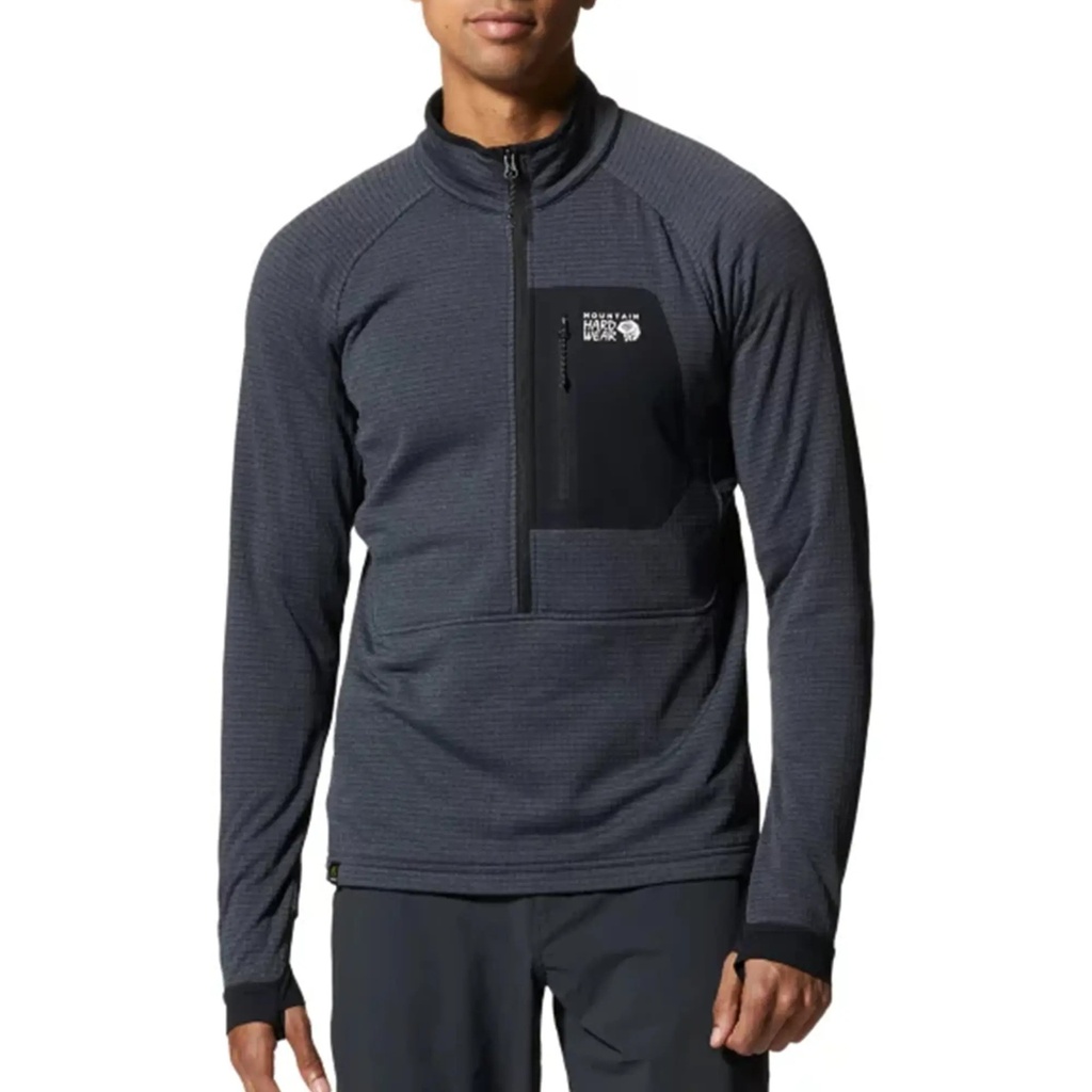 Mountain Hardwear Men's Polartec Power Grid Half Zip Jacket