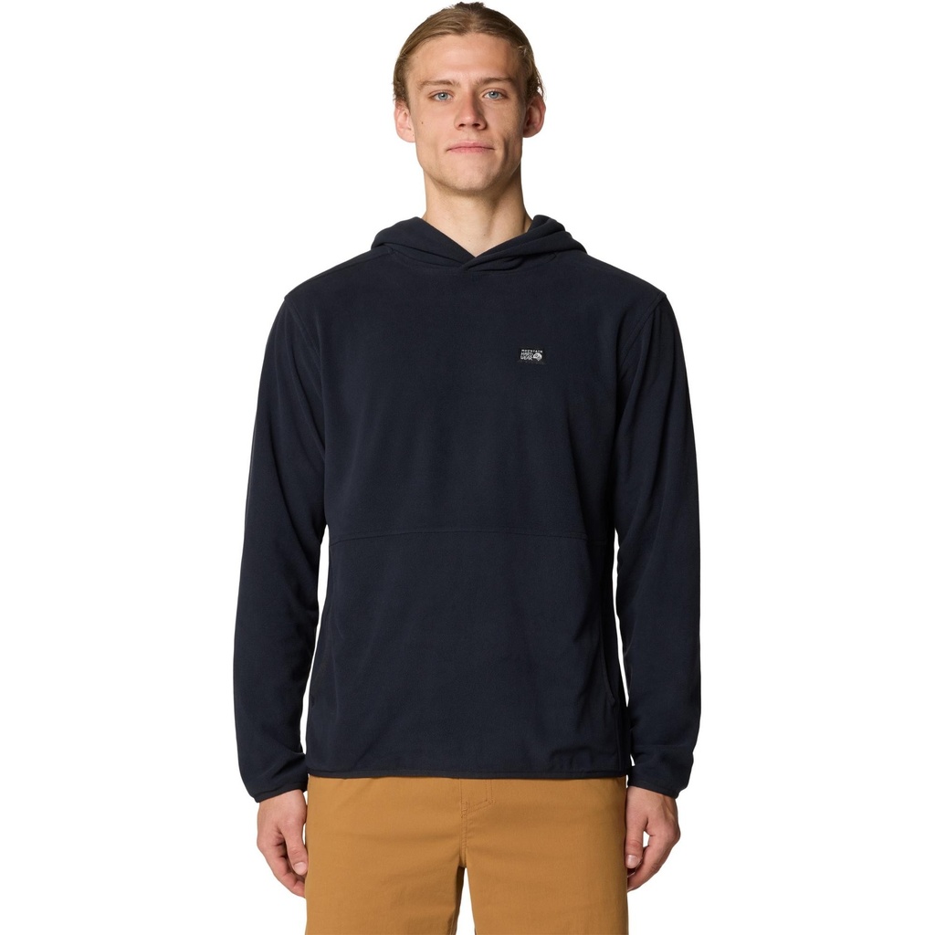 [000213438000000] Mountain Hardwear Men's Microchill Hoodie (Black, S)