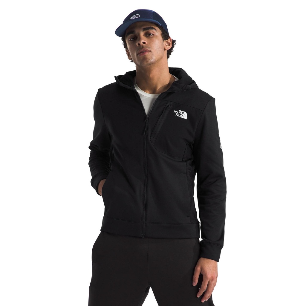 [000213555000000] The North Face Men's Mountain Athletics Full Zip Fleece Jacket (TNF Black, S)