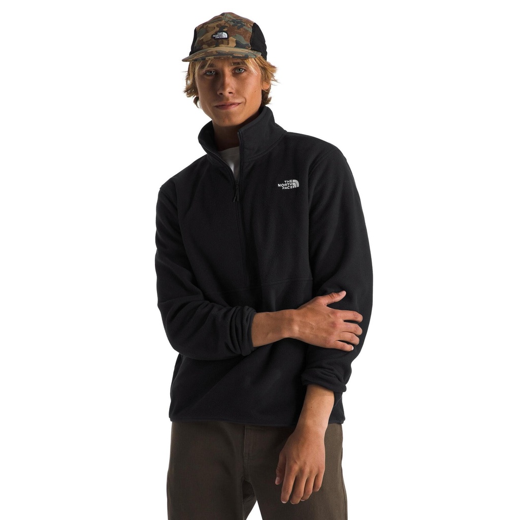 [000213562000000] The North Face Men's Glacier 1/2-Zip Fleece (TNF Black, S)