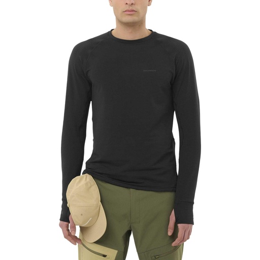 Salomon Men's Essential Lightwarm Crewneck Pullover