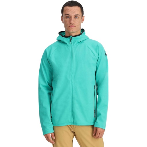 Spyder Men's Gridweb Shellfleece Hoodie