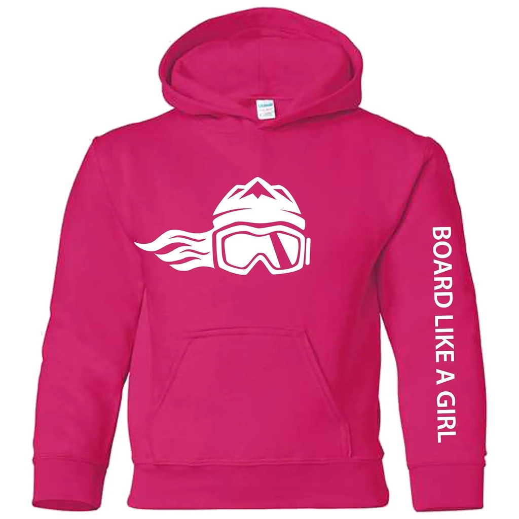 Ski Like a Girl Women's Board Like a Girl Hoodie