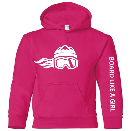Ski Like a Girl Women's Board Like a Girl Hoodie