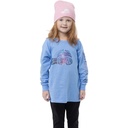 Ski Like A Girl Girls' Blue gALEXy Long Sleeve T-Shirt