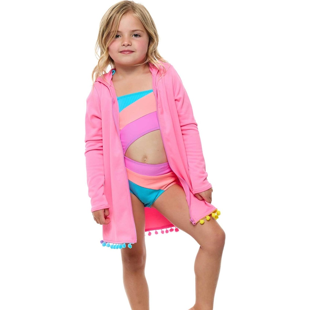 [000213788000002] Beach Lingo Little Girls' Cover Me In Sunshine Coverup Tunic (2-3)