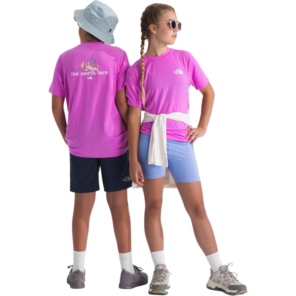 The North Face Kids' Adventure Wildflower Mountain Short Sleeve T-Shirt