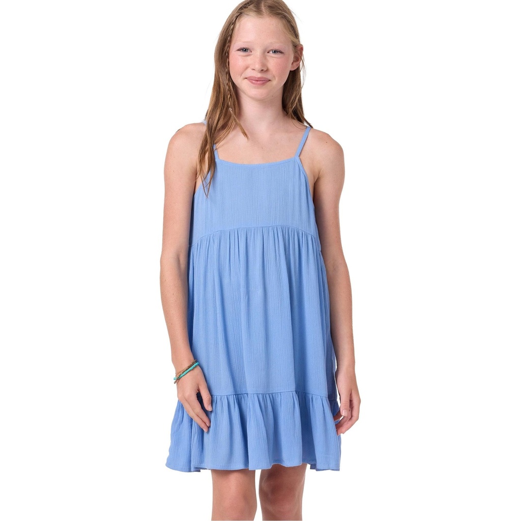 [000213942000006] O'Neill Girls' Haylee Cover Up Dress (Azure, XL)