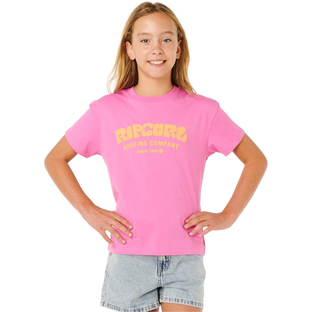 Rip Curl Girls' Surf Puff Relaxed T-Shirt