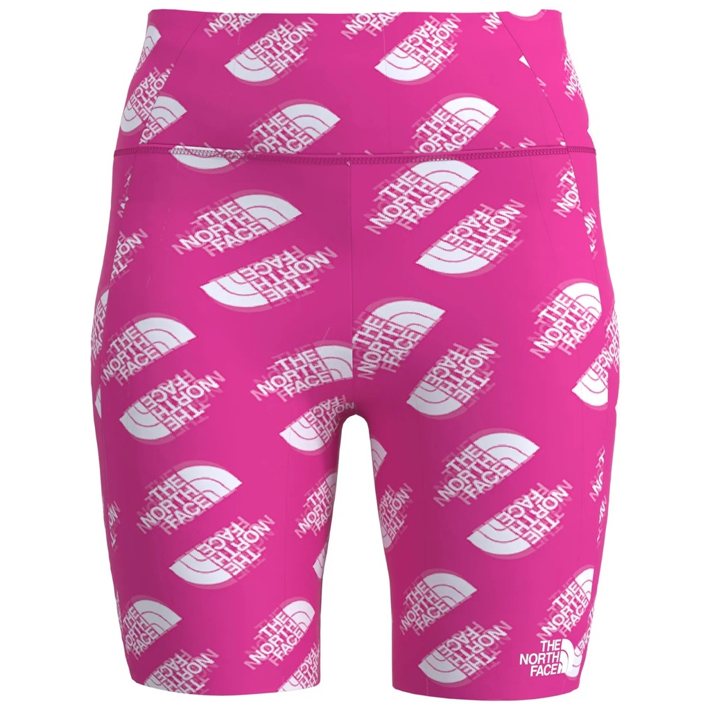 [000214090000000] The North Face Girl's Printed Never Stop Bike Shorts (XS)