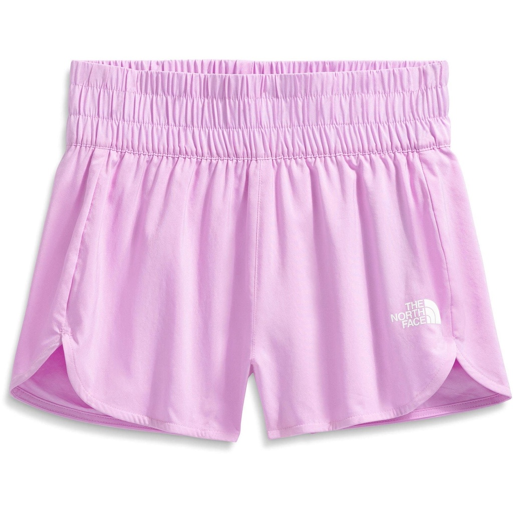 [000214097000000] The North Face Girls' Never Stop Moving Shorts (Cyber Pink, XS)