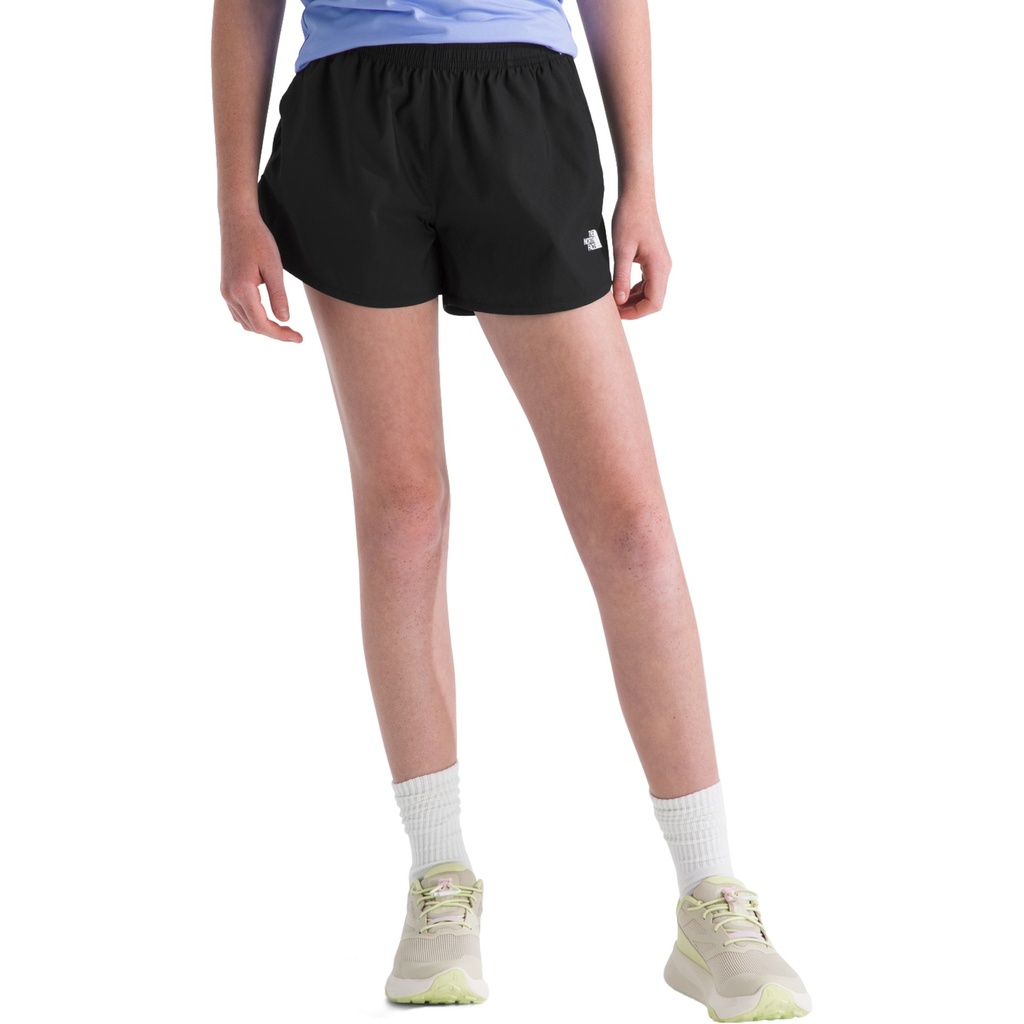 [000214098000000] The North Face Girls' Flex Woven Shorts (TNF Black, XS)