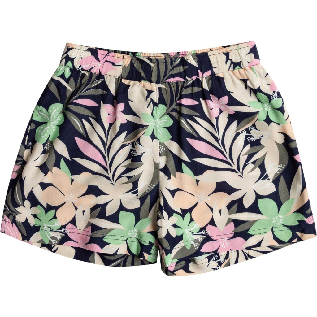 ROXY Girls Blue Ocean Floor Elasticated Waist Shorts