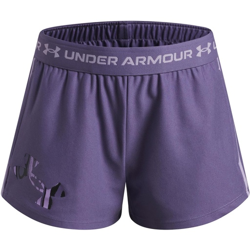Under Armour Girls' UA Tech Play Up Logo Active Shorts