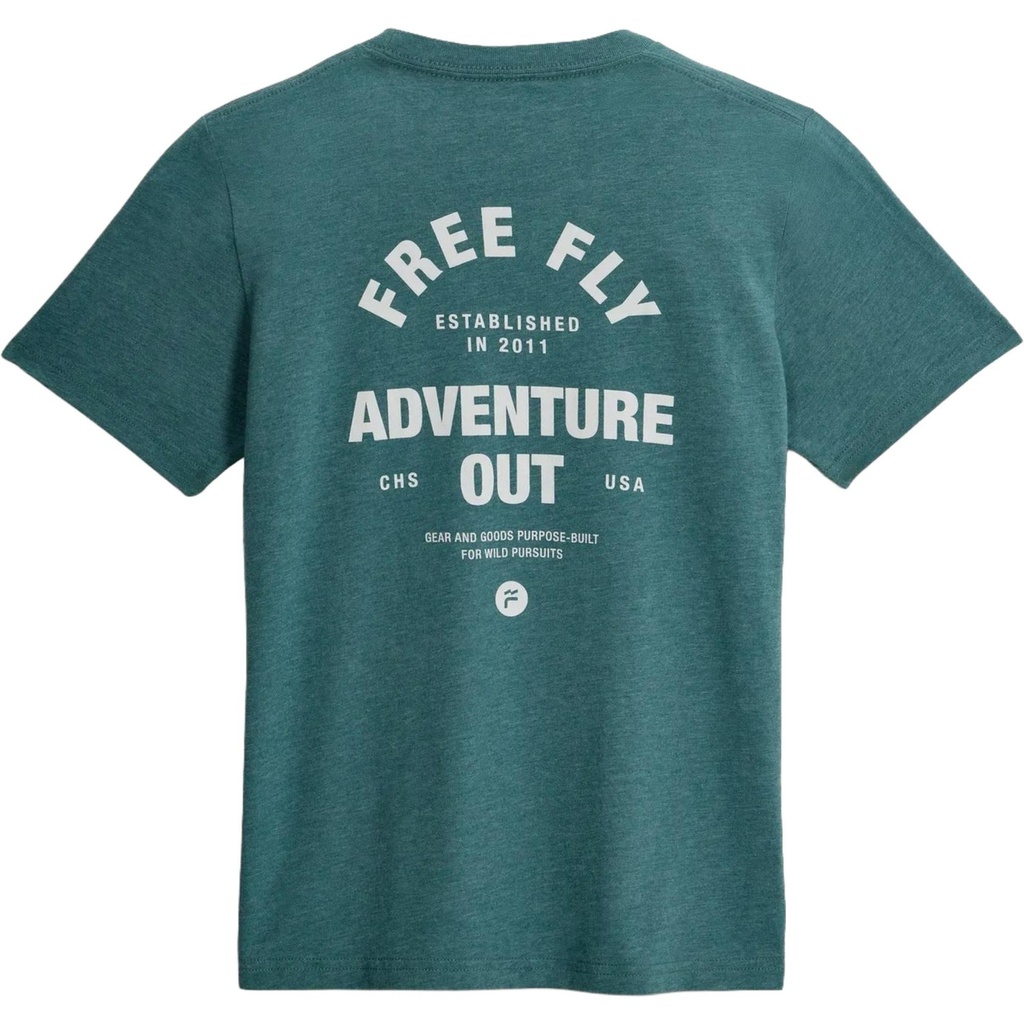 [000214228000000] Free Fly Kids' Gear & Goods Short Sleeve T-Shirt (XS)