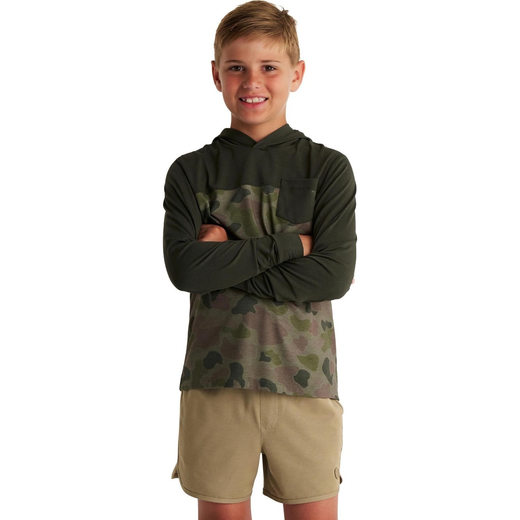 Free Fly Boys' Colorblock Bamboo Shade Hoodie