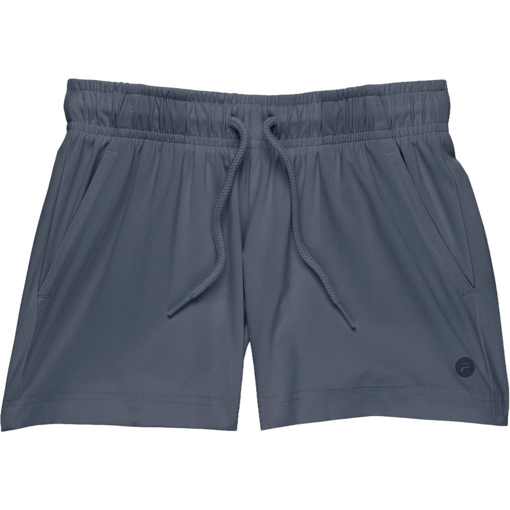 [000214374000000] Free Fly Kids' Breeze 4 in Shorts (Storm Cloud, XS)