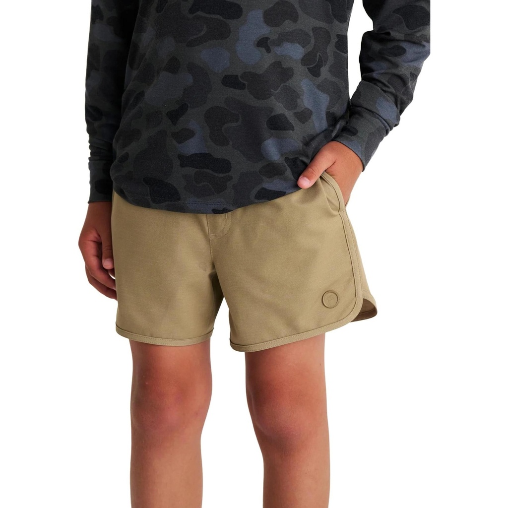 [000214376000000] Free Fly Kids' Reverb Shorts (Coriander, XS)
