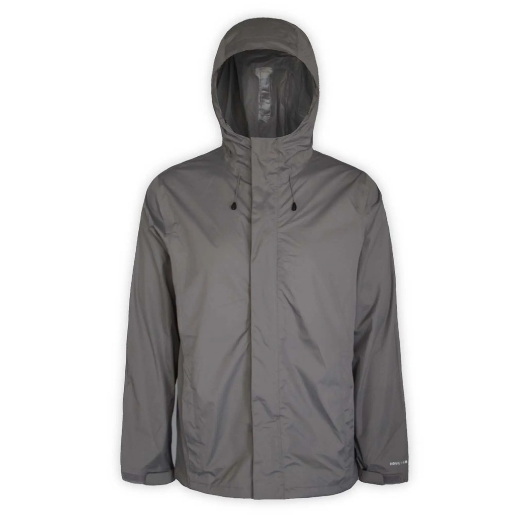 [000214524000000] Boulder Gear Men's Stratus Rain Jacket (Steel, S)