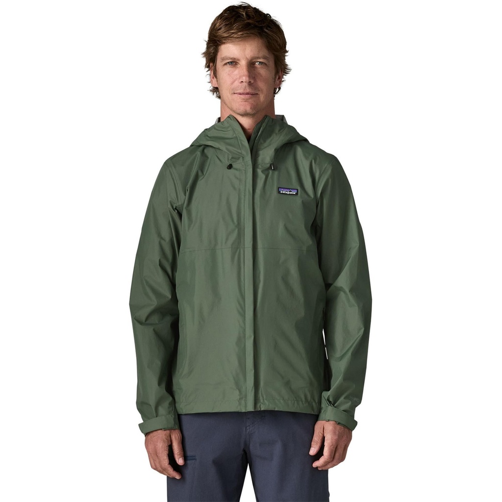 [000214584000000] Patagonia Men's Torrentshell 3L Rain Jacket (Green, S)